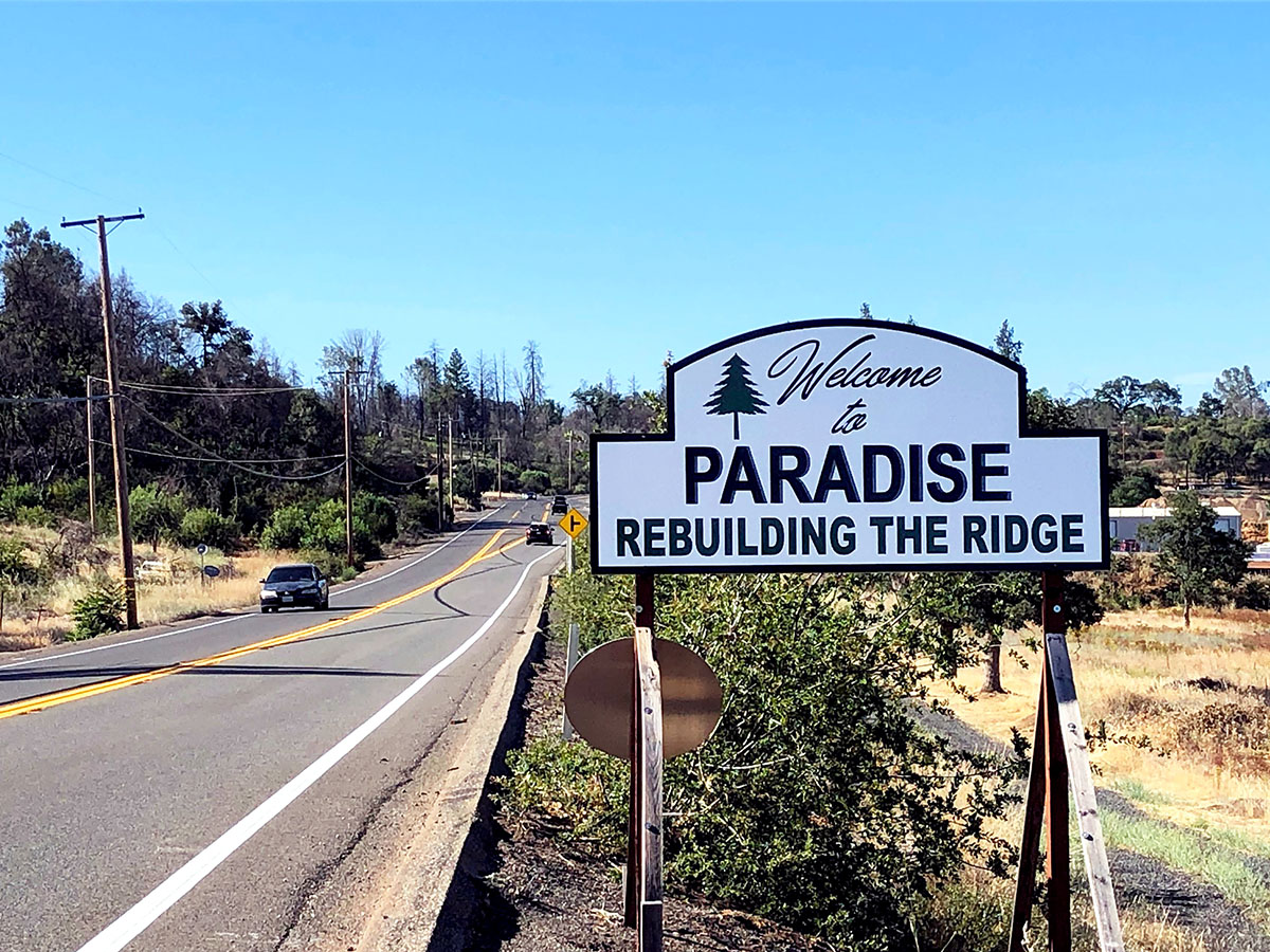 Paradise-sign